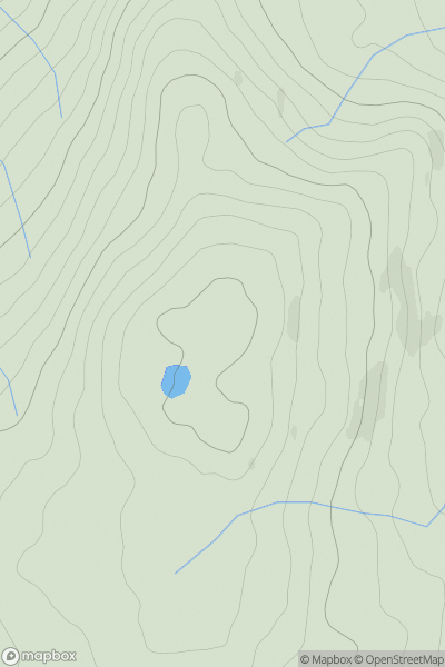 Thumbnail image for Foel Boeth [Barmouth to Betws-y-Coed and Bala] [SH804477] showing contour plot for surrounding peak